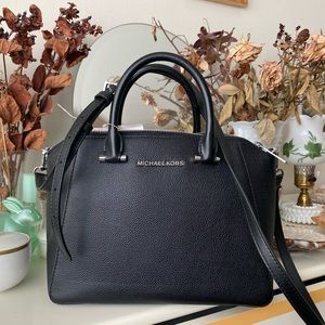 NWT Michael Kors Black Satchel Bag